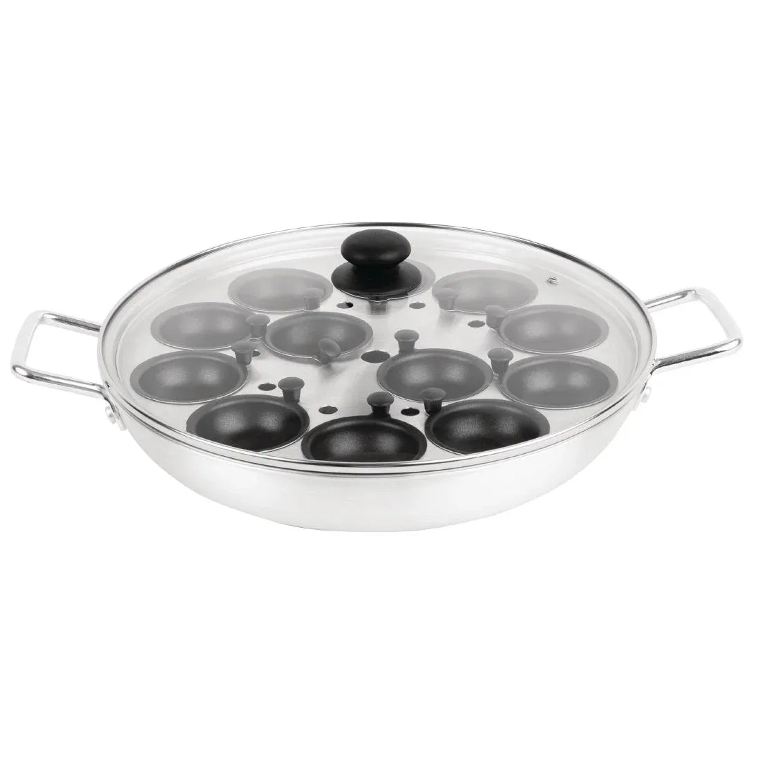 K892 Vogue Aluminium Egg Poacher 350mm - JD Catering Equipment Solutions Ltd