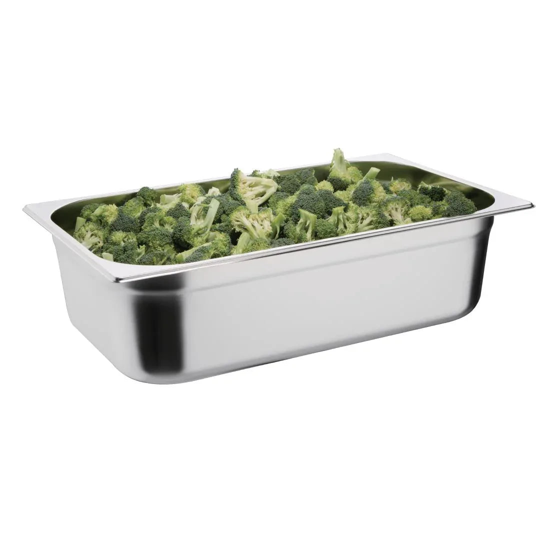 K924 Vogue Stainless Steel 1/1 Gastronorm Pan 150mm - JD Catering Equipment Solutions Ltd