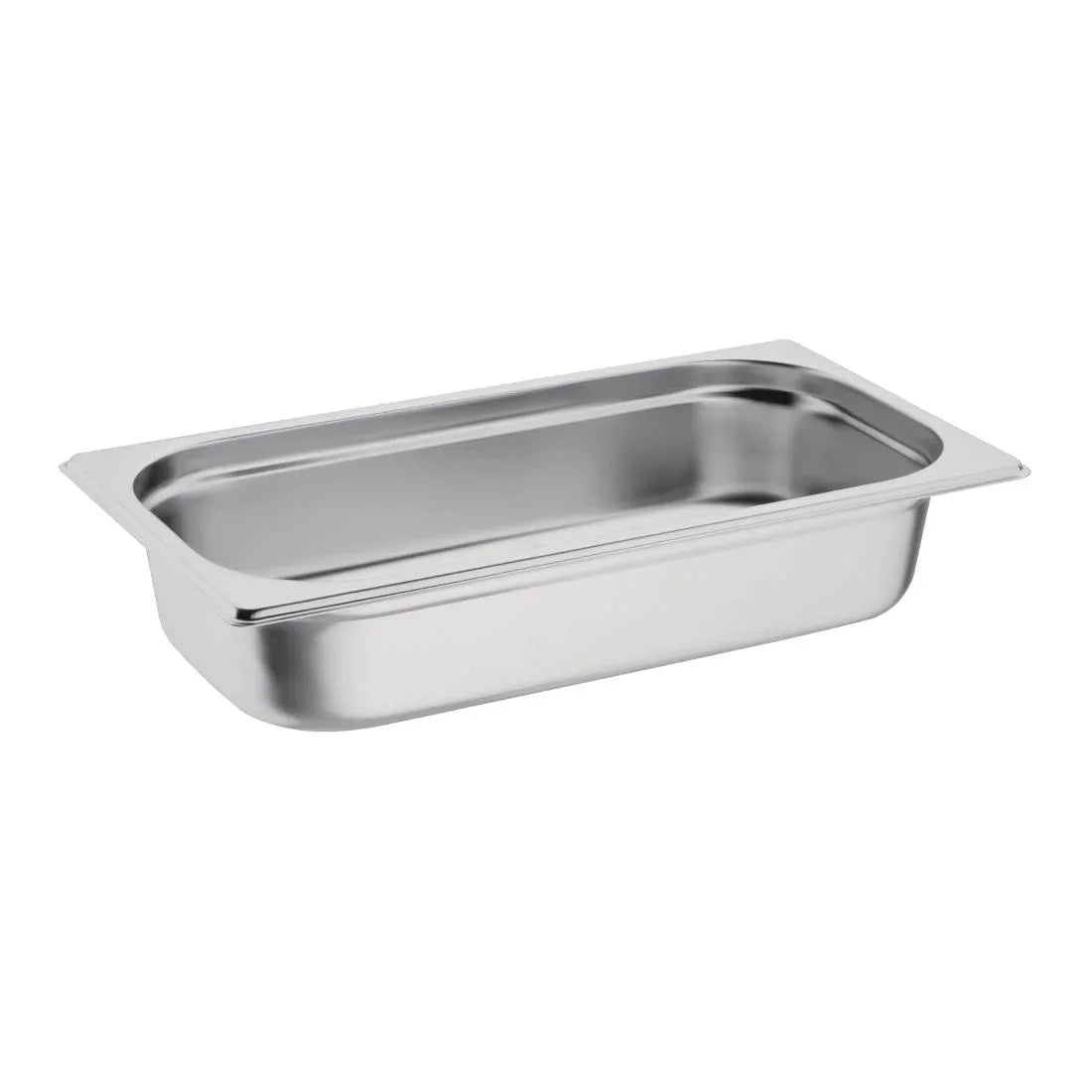 K929 Vogue Stainless Steel 1/3 Gastronorm Pan 65mm - JD Catering Equipment Solutions Ltd