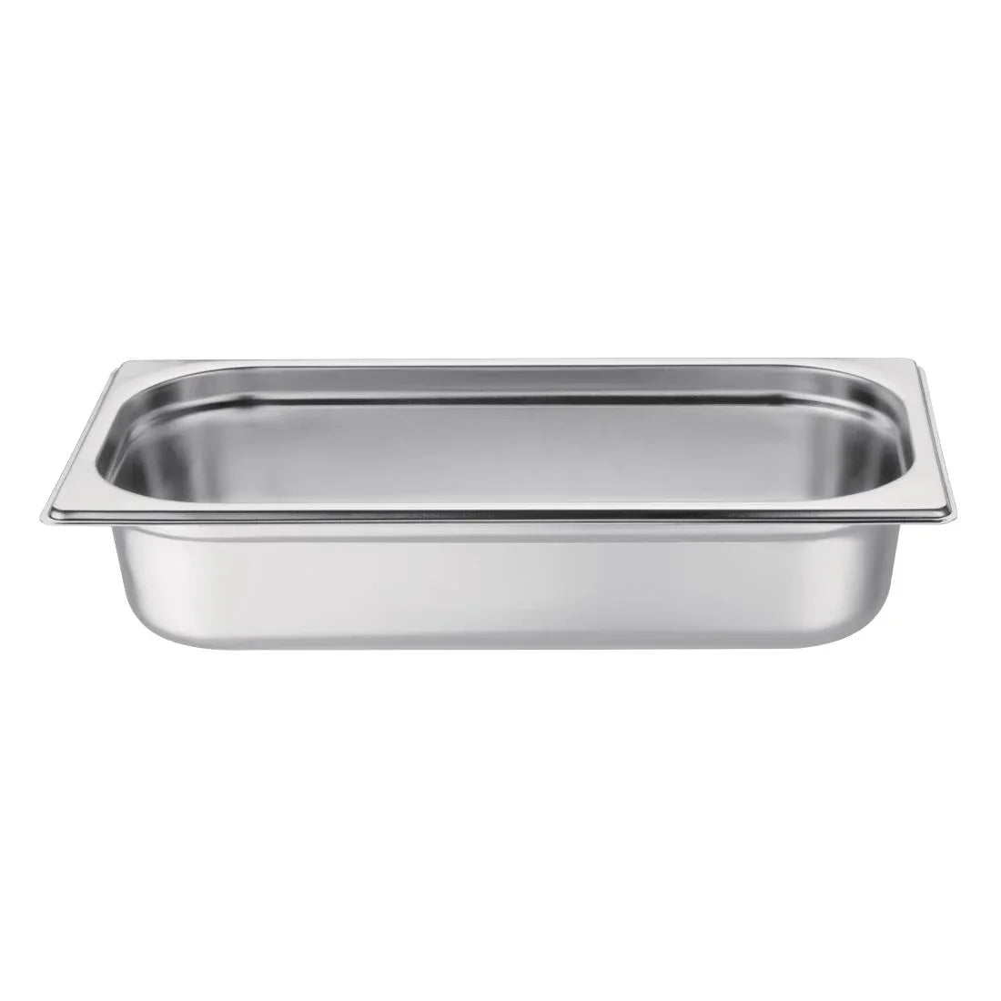K929 Vogue Stainless Steel 1/3 Gastronorm Pan 65mm - JD Catering Equipment Solutions Ltd
