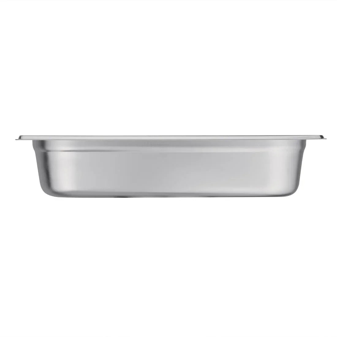 K929 Vogue Stainless Steel 1/3 Gastronorm Pan 65mm - JD Catering Equipment Solutions Ltd