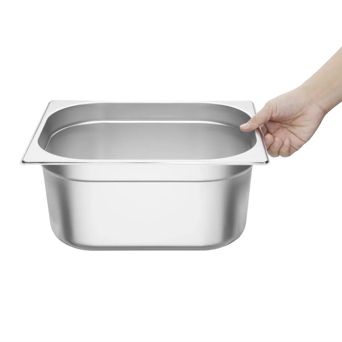 K930 Vogue Stainless Steel 1/2 Gastronorm Pan 150mm - JD Catering Equipment Solutions Ltd