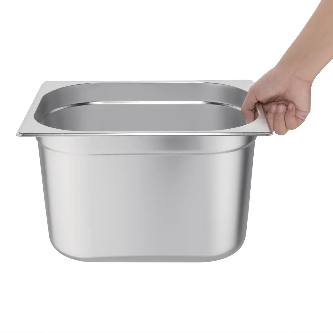 K932 Vogue Stainless Steel 1/2 Gastronorm Pan 200mm - JD Catering Equipment Solutions Ltd