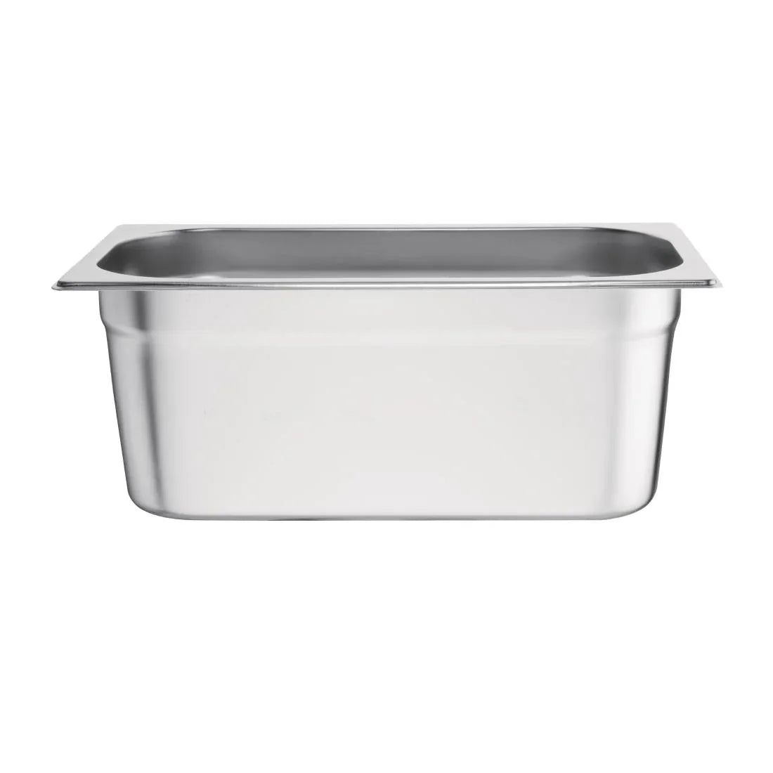 K933 Vogue Stainless Steel 1/3 Gastronorm Pan 100mm - JD Catering Equipment Solutions Ltd
