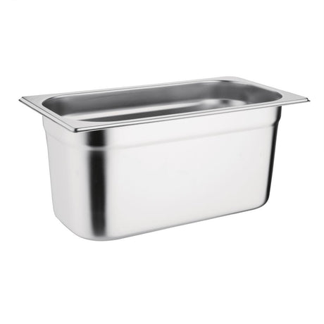 K934 Vogue Stainless Steel 1/3 Gastronorm Pan 150mm