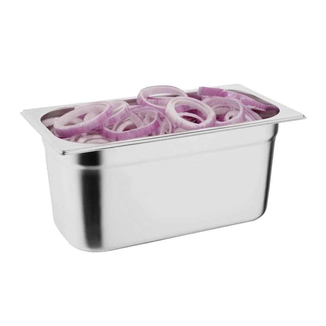 K934 Vogue Stainless Steel 1/3 Gastronorm Pan 150mm - JD Catering Equipment Solutions Ltd