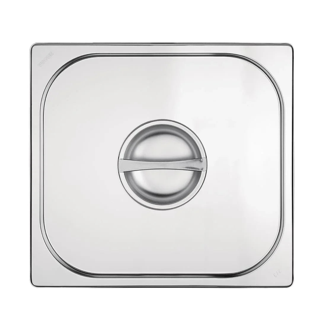 K970 Vogue Stainless Steel 2/3 Gastronorm Lid - JD Catering Equipment Solutions Ltd