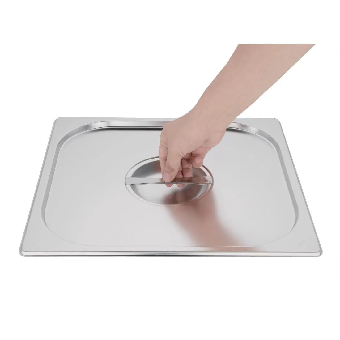 K970 Vogue Stainless Steel 2/3 Gastronorm Lid - JD Catering Equipment Solutions Ltd