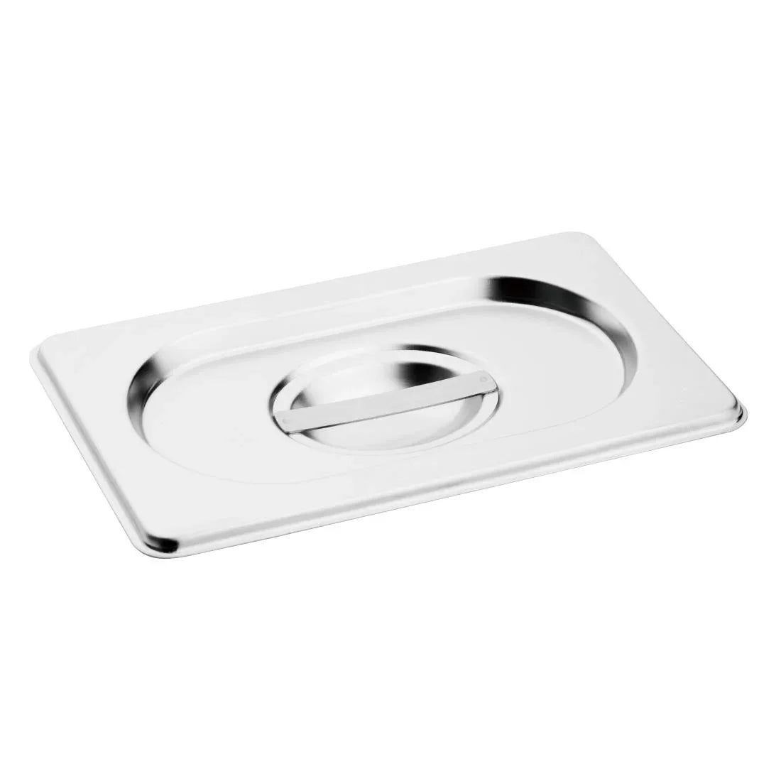 K972 Vogue Stainless Steel 1/4 Gastronorm Lid - JD Catering Equipment Solutions Ltd