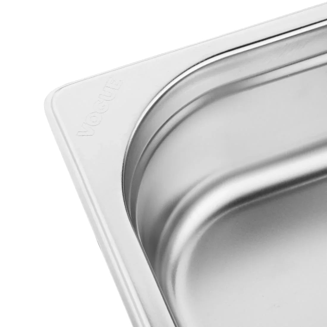 K985 Vogue Stainless Steel 1/6 Gastronorm Pan 65mm - JD Catering Equipment Solutions Ltd