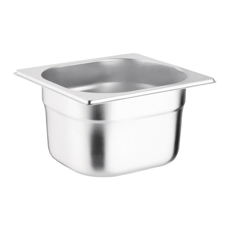 K991 Vogue Stainless Steel 1/6 Gastronorm Pan 100mm