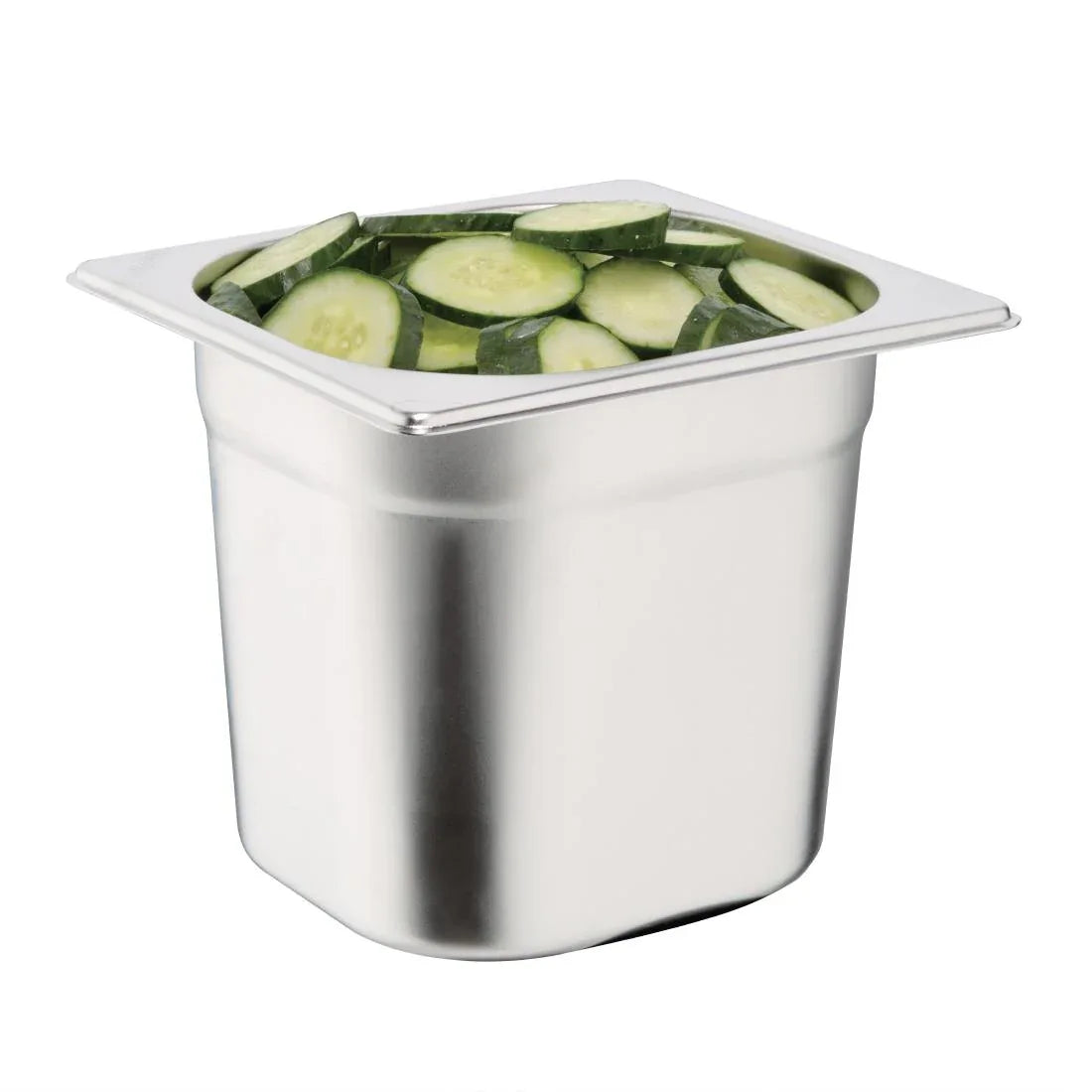 K992 Vogue Stainless Steel 1/6 Gastronorm Pan 150mm - JD Catering Equipment Solutions Ltd