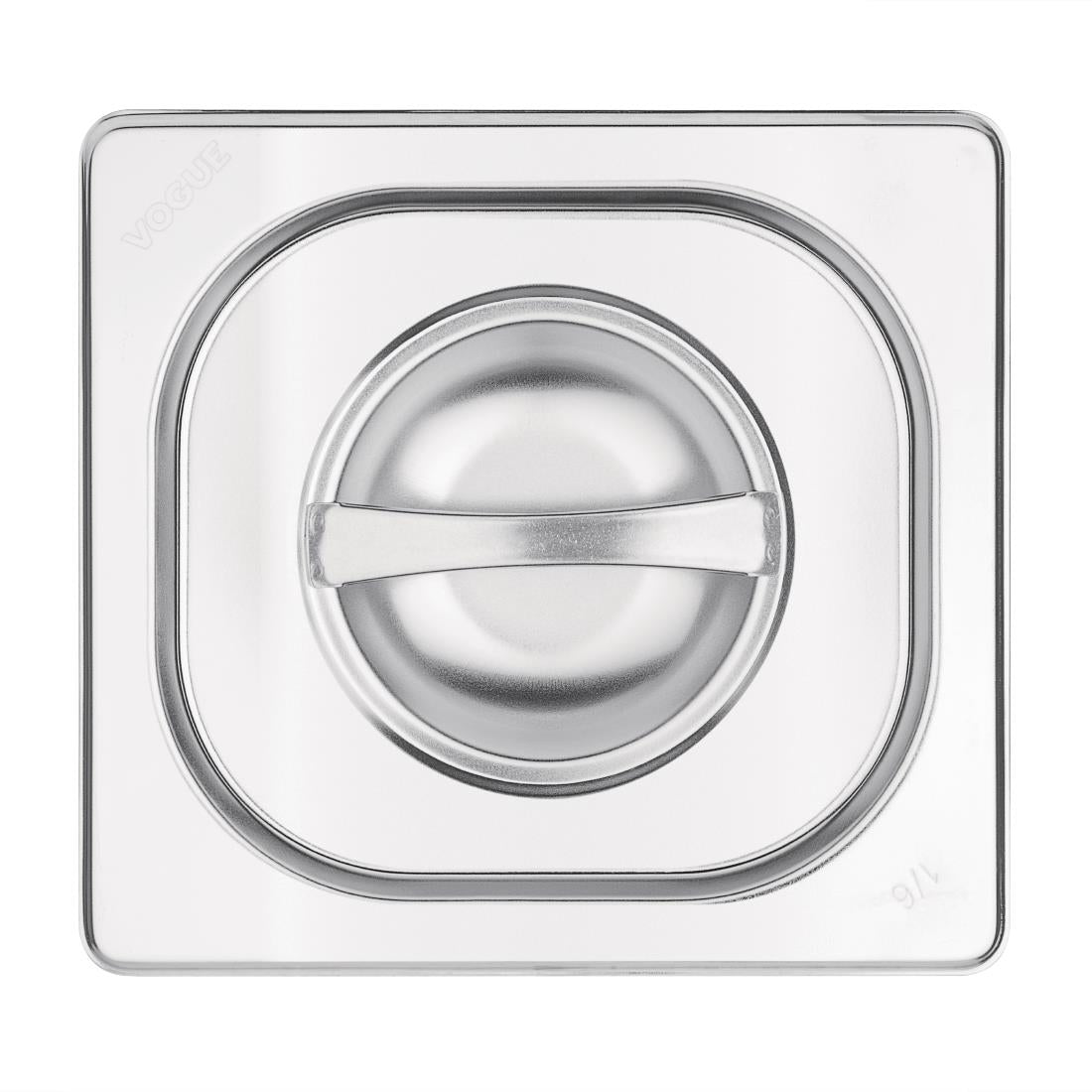 K993 Vogue Stainless Steel 1/6 Gastronorm Lid