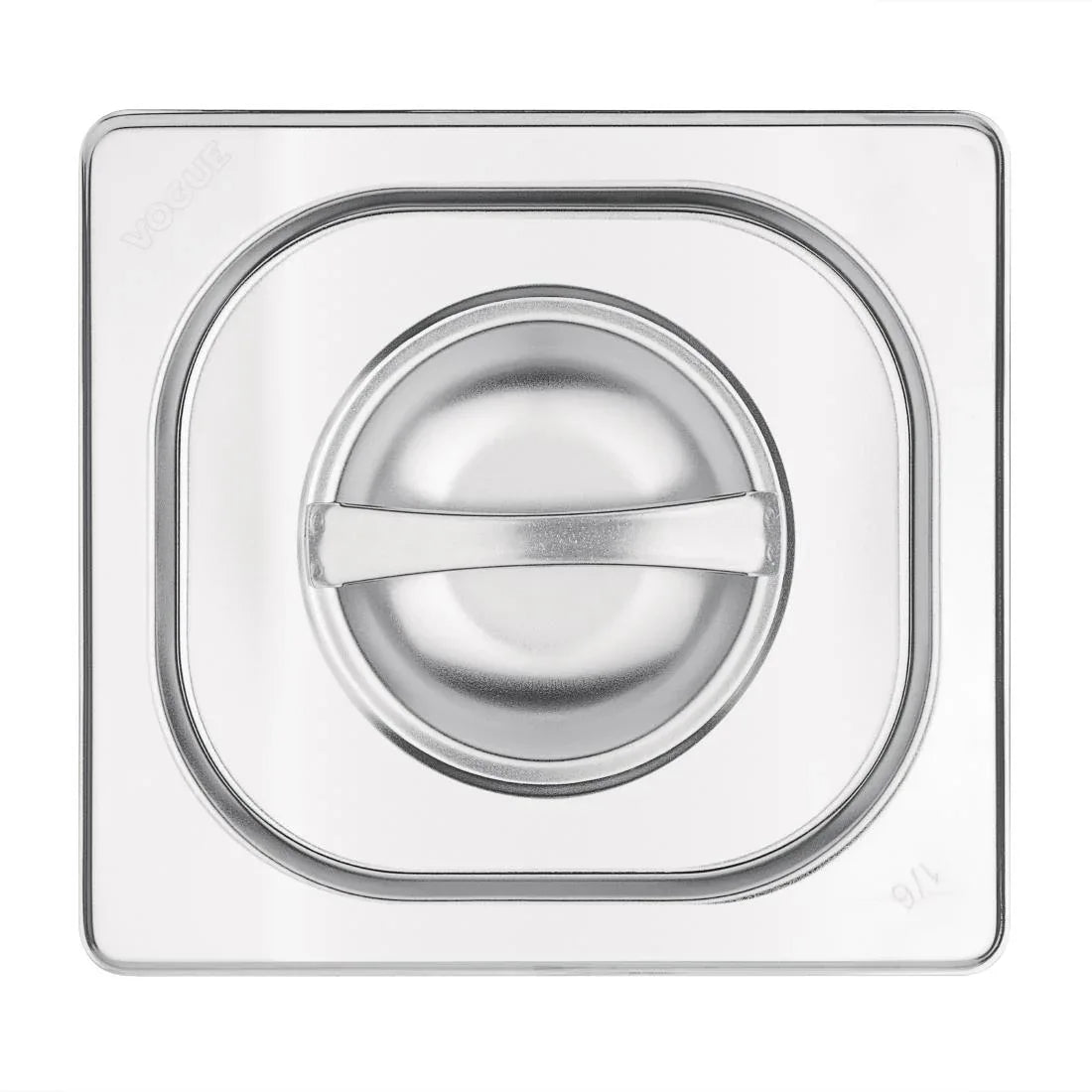 K993 Vogue Stainless Steel 1/6 Gastronorm Lid - JD Catering Equipment Solutions Ltd