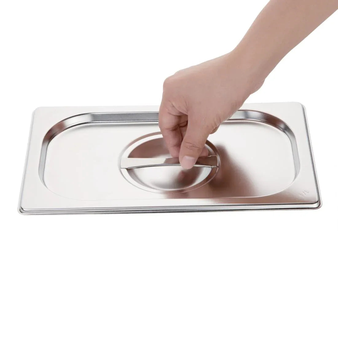 K972 Vogue Stainless Steel 1/4 Gastronorm Lid - JD Catering Equipment Solutions Ltd