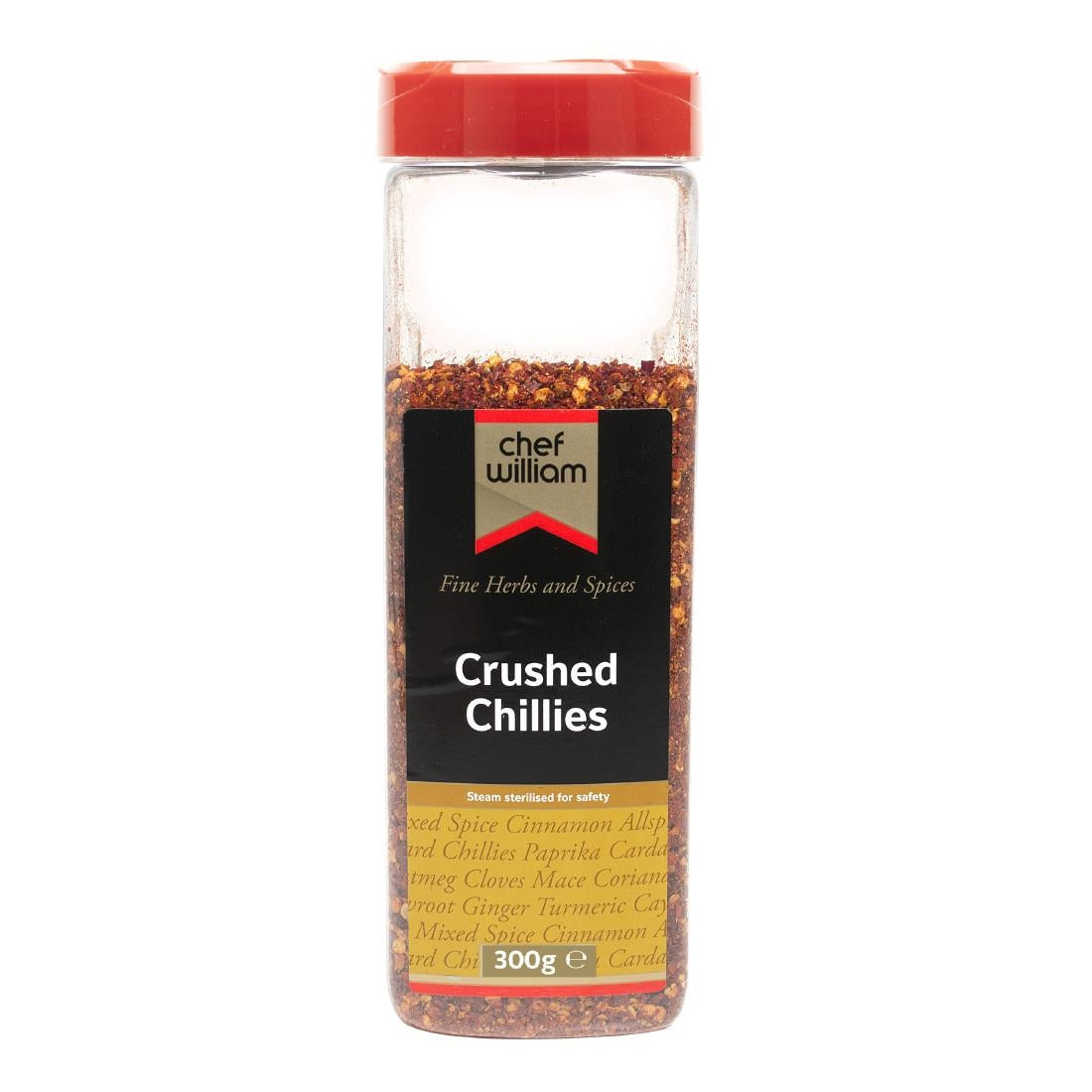 KA017 Chef William Crushed Chillies 300g