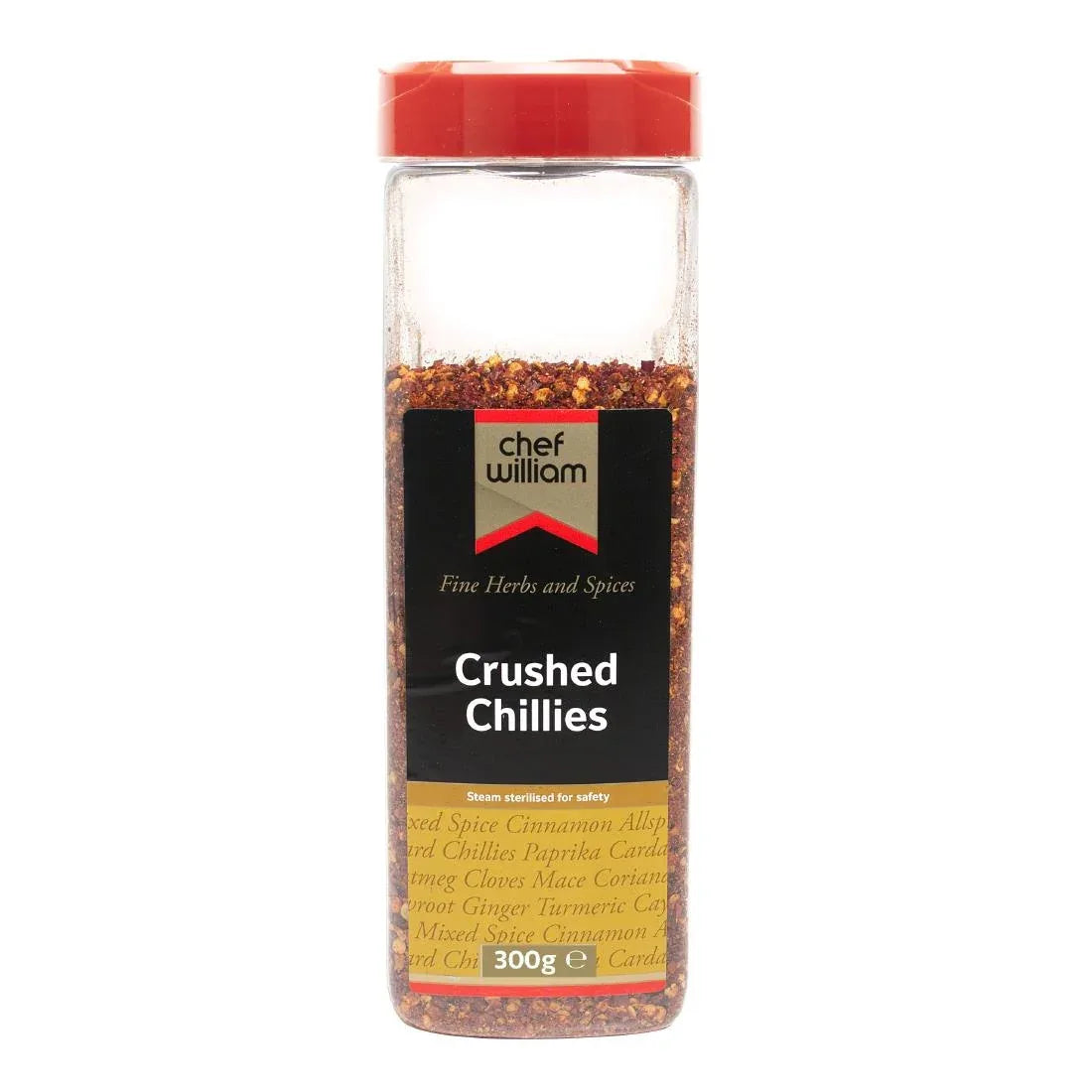 KA017 Chef William Crushed Chillies 300g