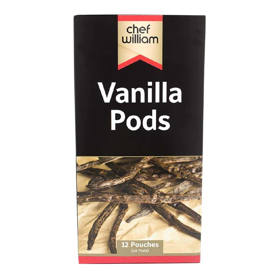 KA030 Chef William Vanilla Pods (24 Pods)