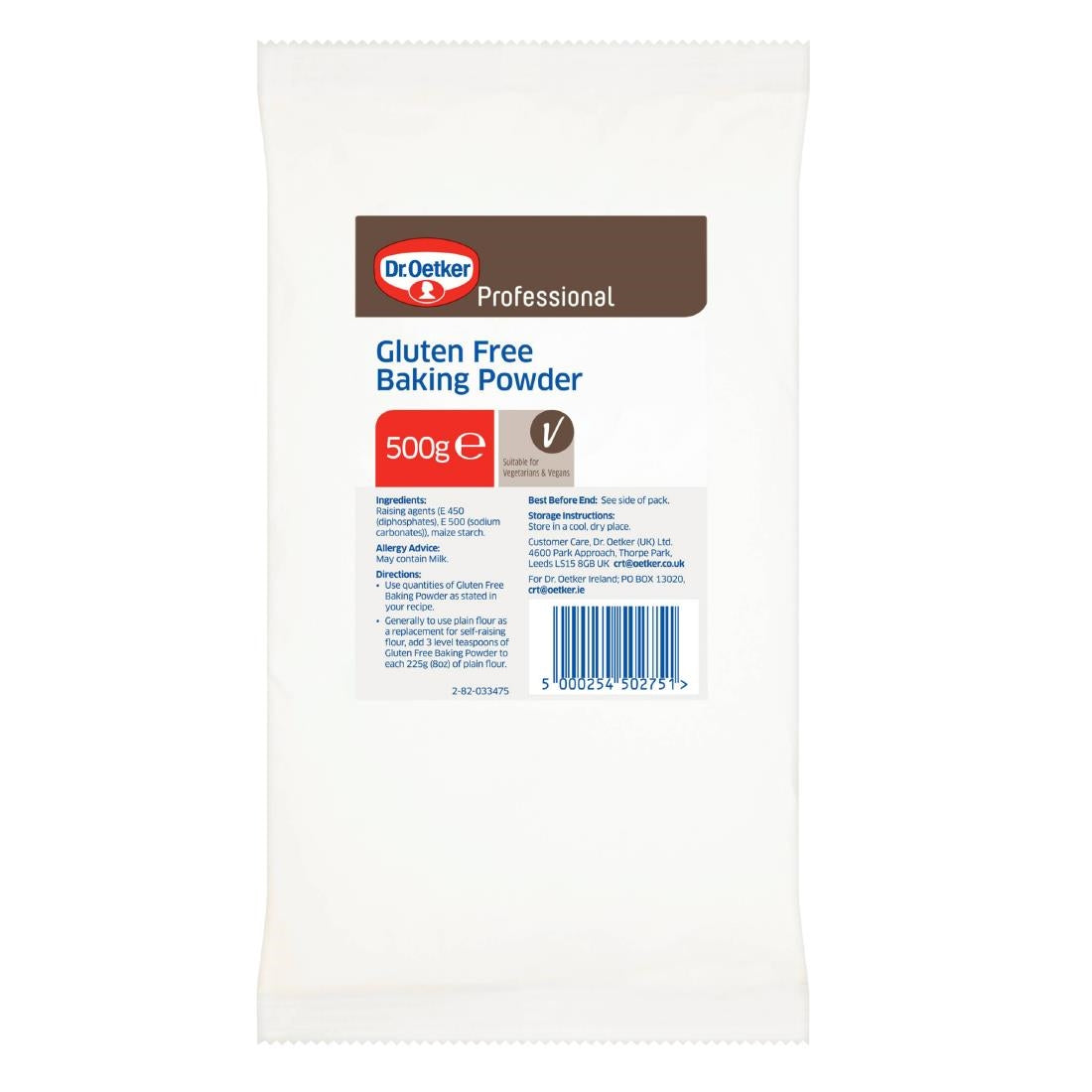 KA084 Dr Oetker Professional Baking Powder Gluten Free 500g