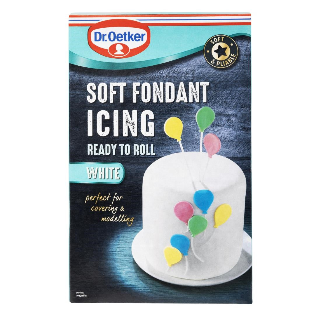 KA083 Dr. Oetker Soft Fondant White Icing Ready to Roll 1kg