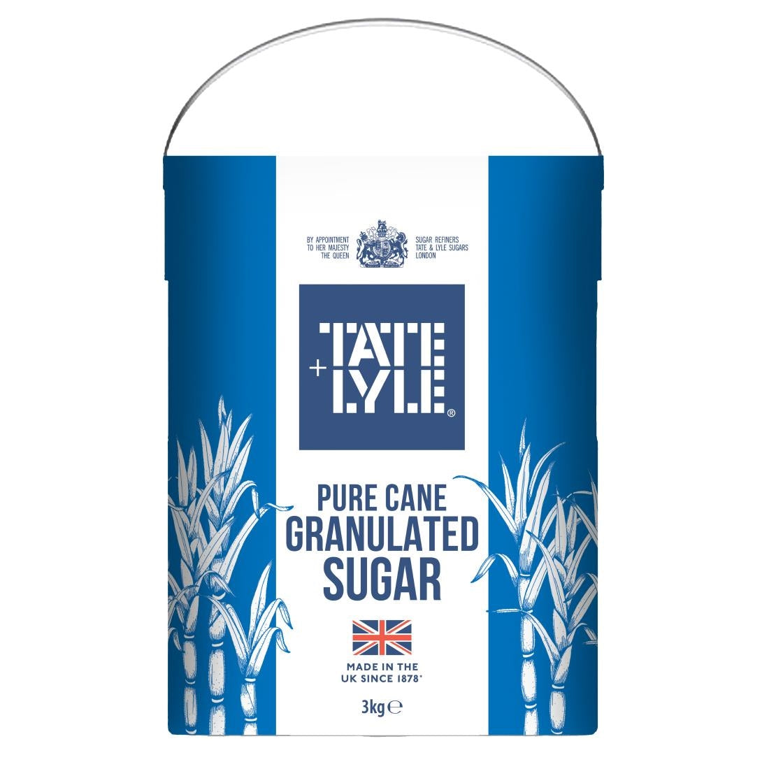 KA186 Tate & Lyle Granulated Sugar Paper Drum 3kg