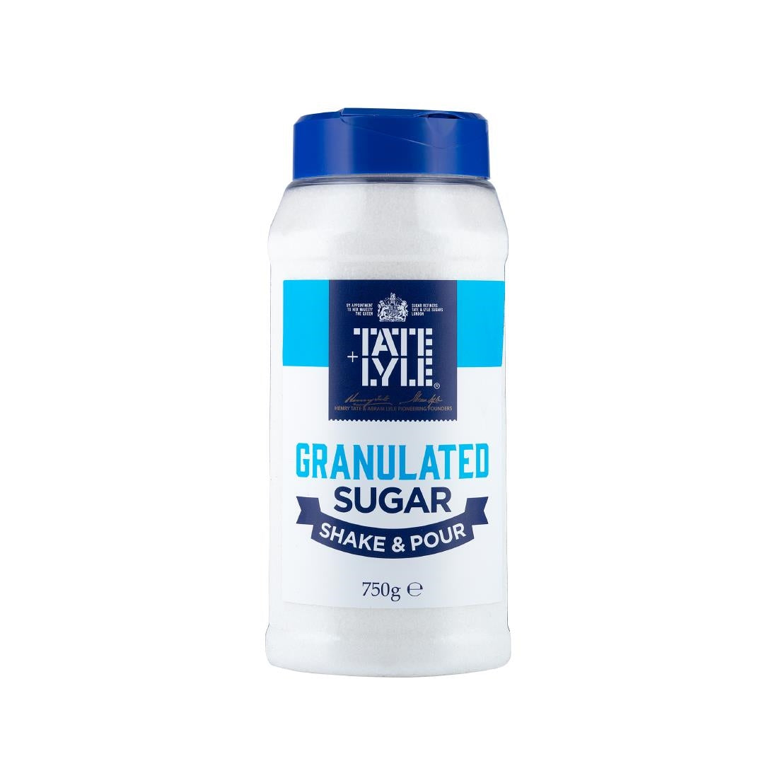KA187 Tate & Lyle Granulated Sugar Shake Pourer Tray 750g (Pack of 6)