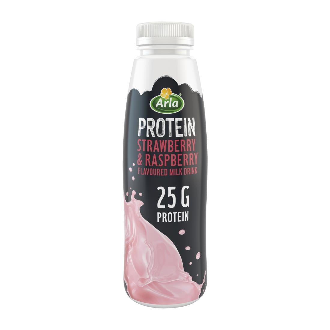 KA197 Arla Protein Strawberry & Raspberry Milk Drink 482ml (Pack of 8)