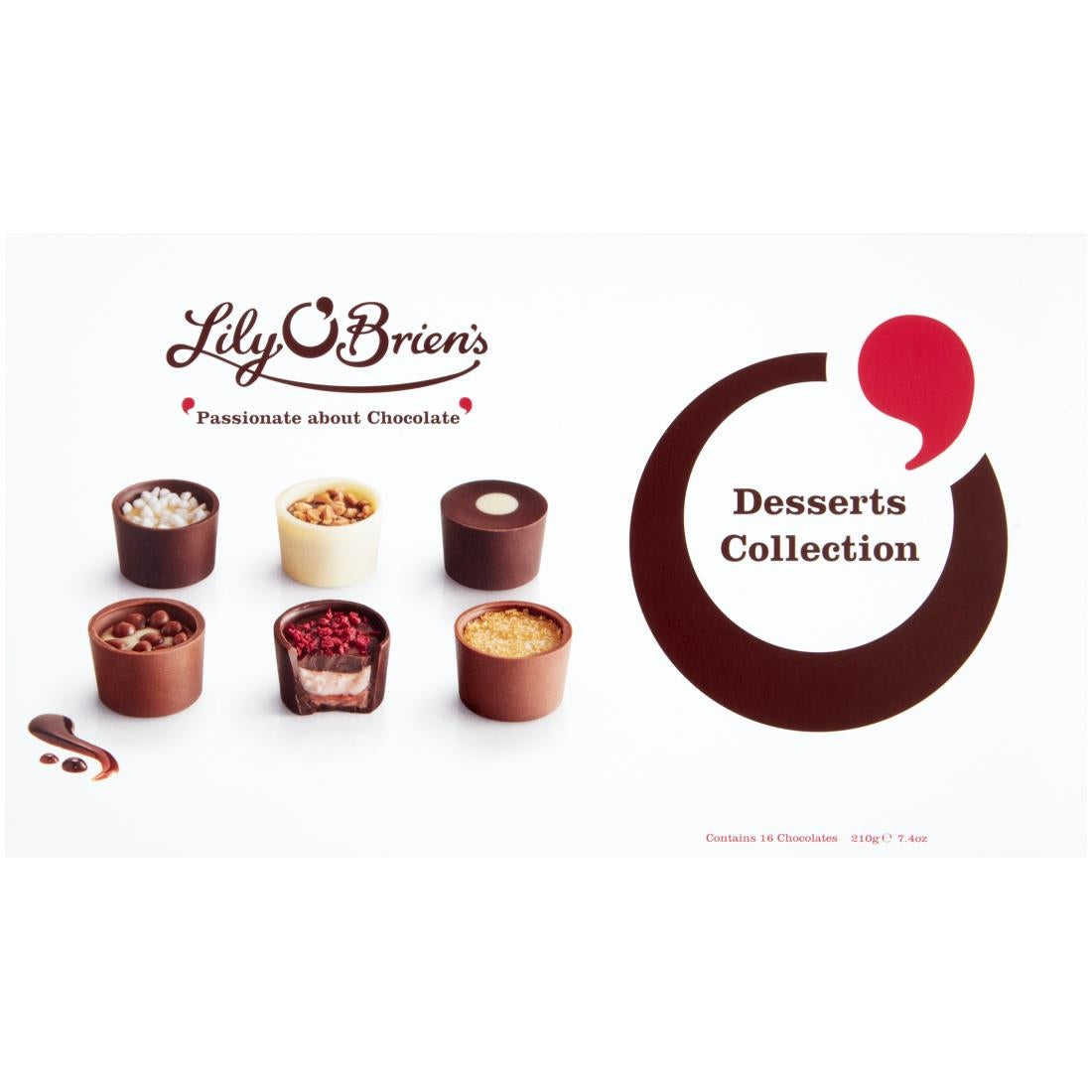 KA201 Lily O'Brien's Desserts Collection - 210g (Pack 8)