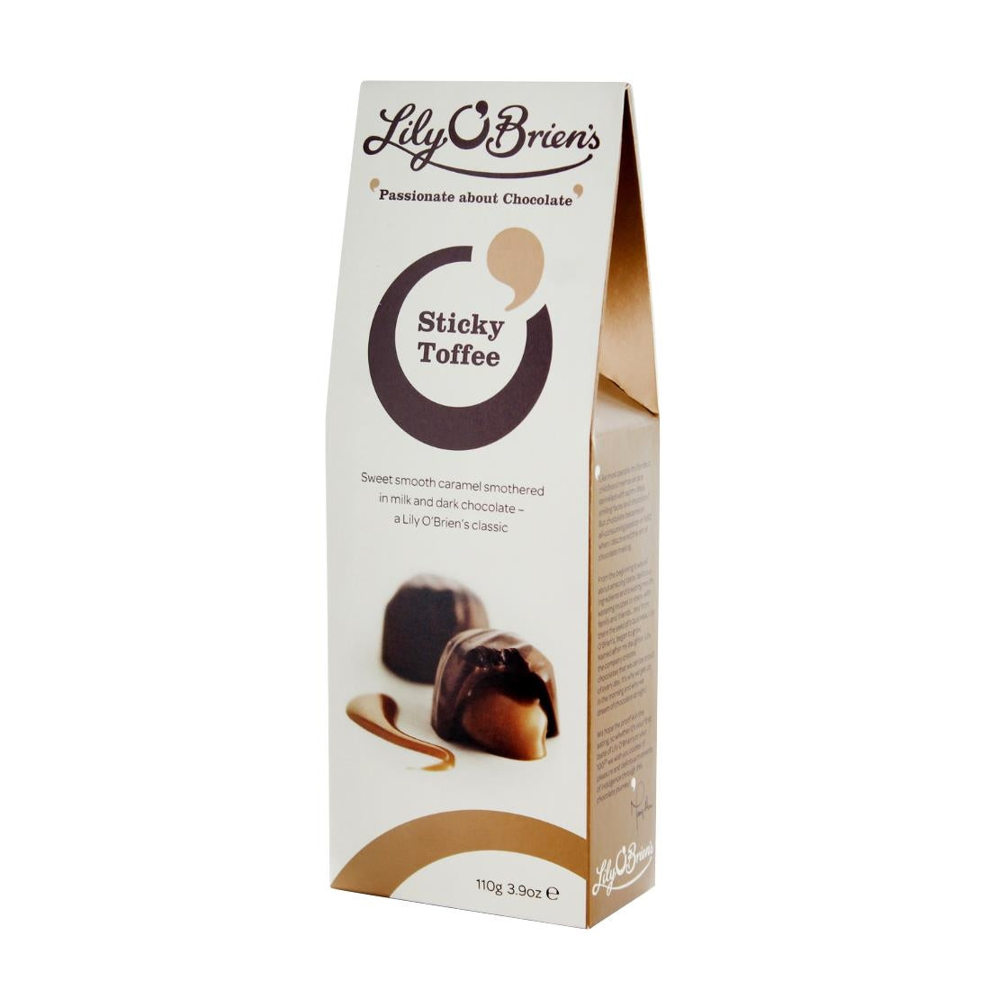 KA203 Lily O'Brien's Sticky Toffee Pouch - 110g (Pack 12)