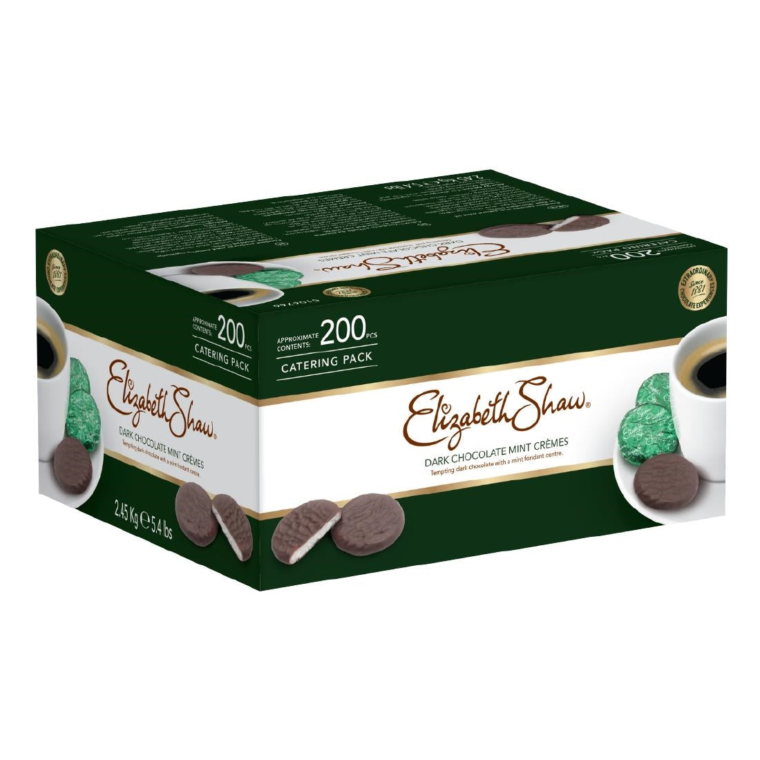 KA216 Elizabeth Shaw Dark Mint Creme - 2.45kg (Pack 200 singles)