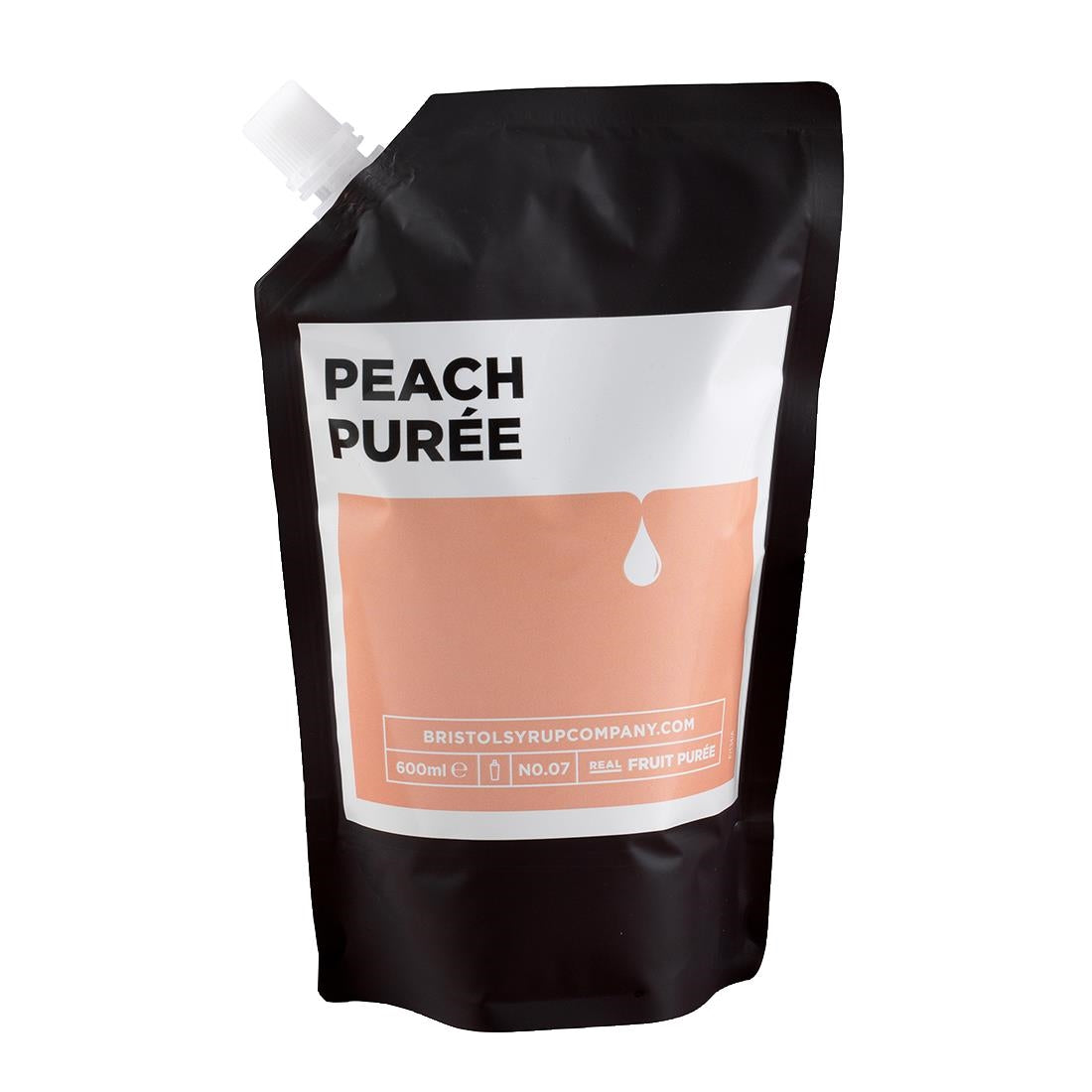 KA244 Bristol Syrup Co. Peach Puree 600ml