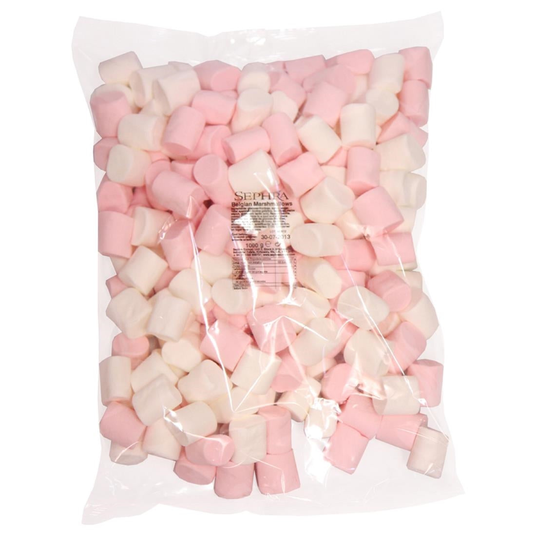 KA318 - Sephra Pink & White Halal Marshmallows 1kg