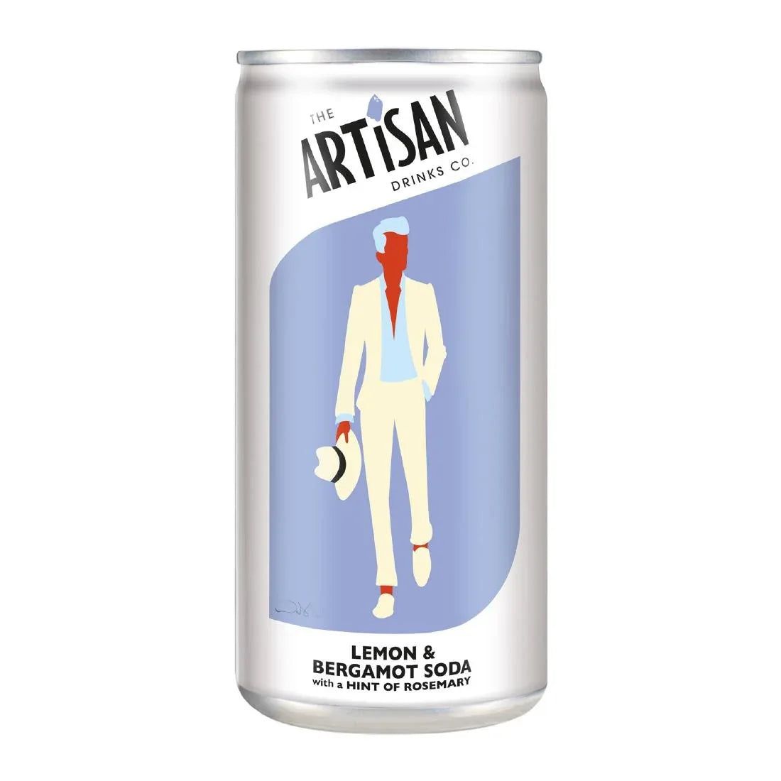 KA429 Artisan Drinks Cloudy Lemon & Bergamot Soda Cans 250ml (Pack of 12)