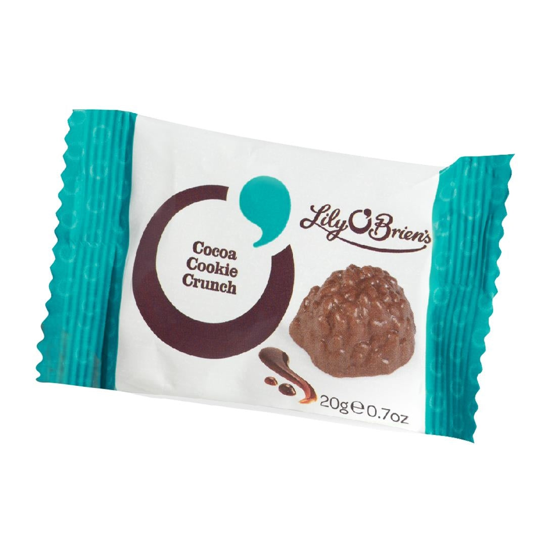 KA433 Lily O'Brien's Cocoa Cookie Crunch - 20g (Box 350)