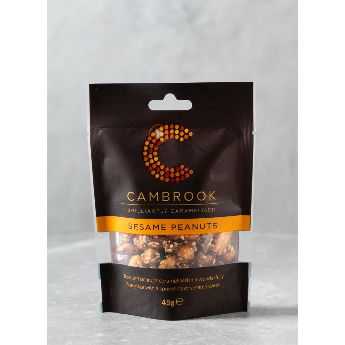 KA480 Cambrook Caramelised Sesame Peanuts Snack Pack 45g (Pack of 12)