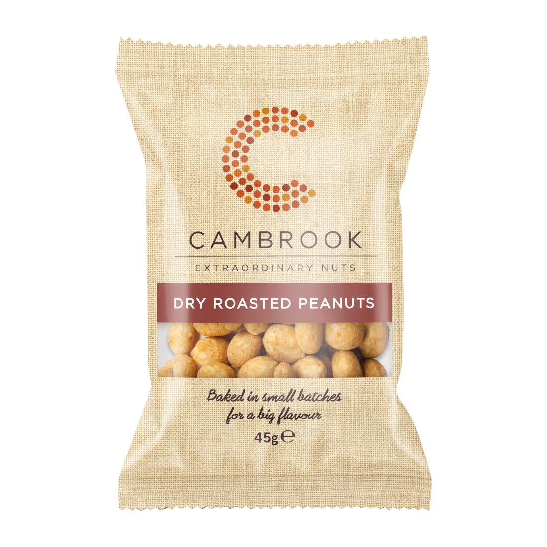 KA482 Cambrook Dry Roasted Peanuts Snack Pack 45g (Pack of 24)