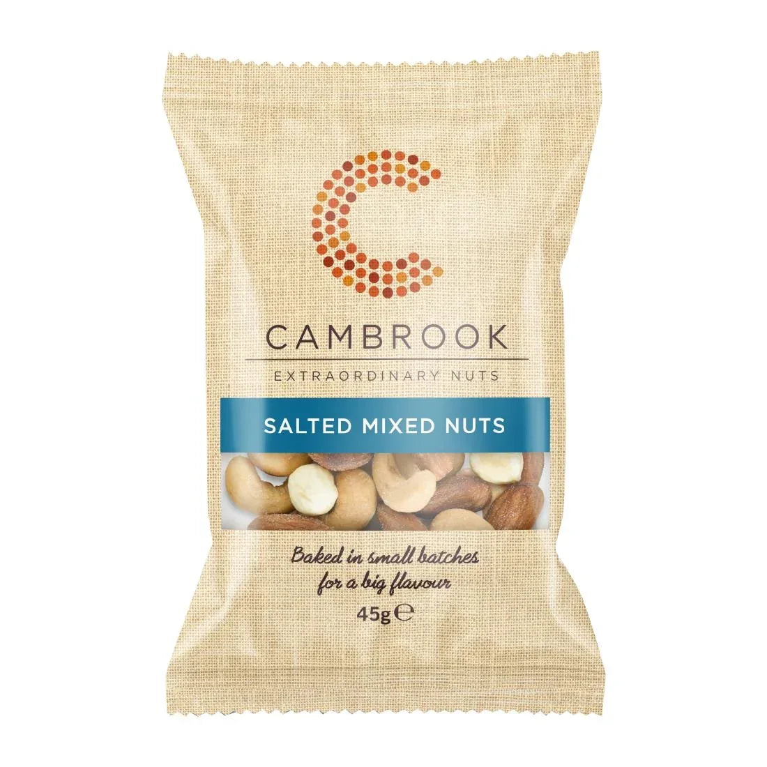 KA485 Cambrook Baked Salted Mixed Nuts Snack Pack 45g (Pack of 24)