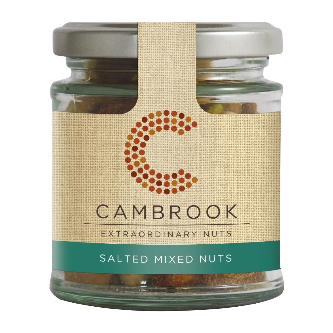 KA488 Cambrook Baked Salted Classic Mixed Nuts Glass Jar 95g (Pack of 15)