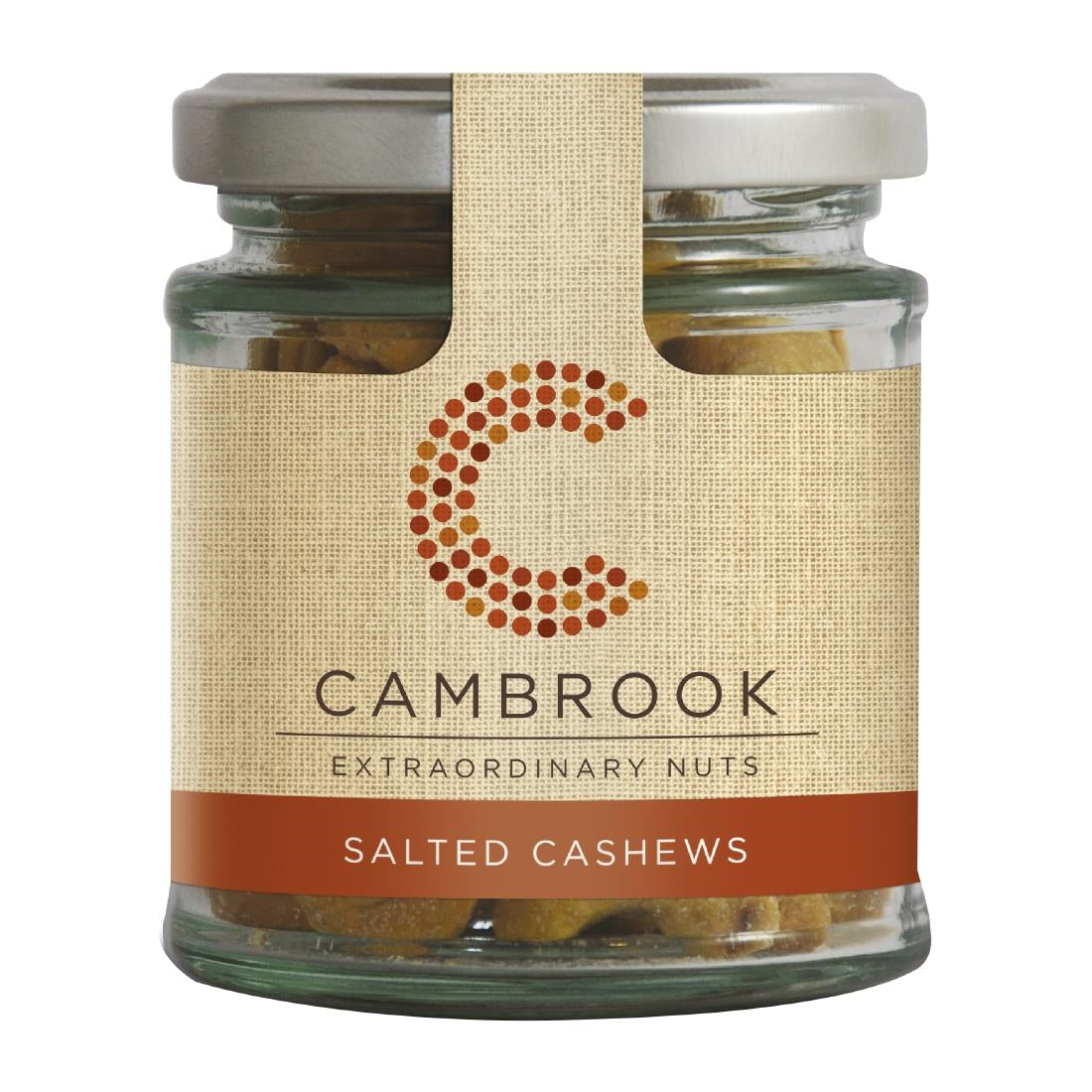 KA489 Cambrook Baked Salted Cashews Glass Jar 95g (Pack of 15)