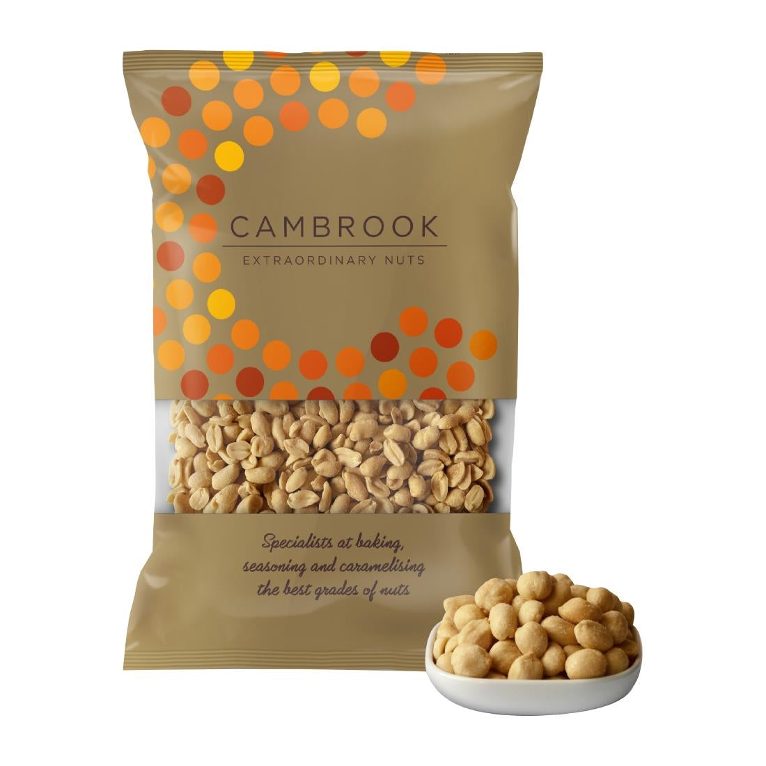 KA491 Cambrook Baked & Salted Peanuts Bulk Pack 1kg