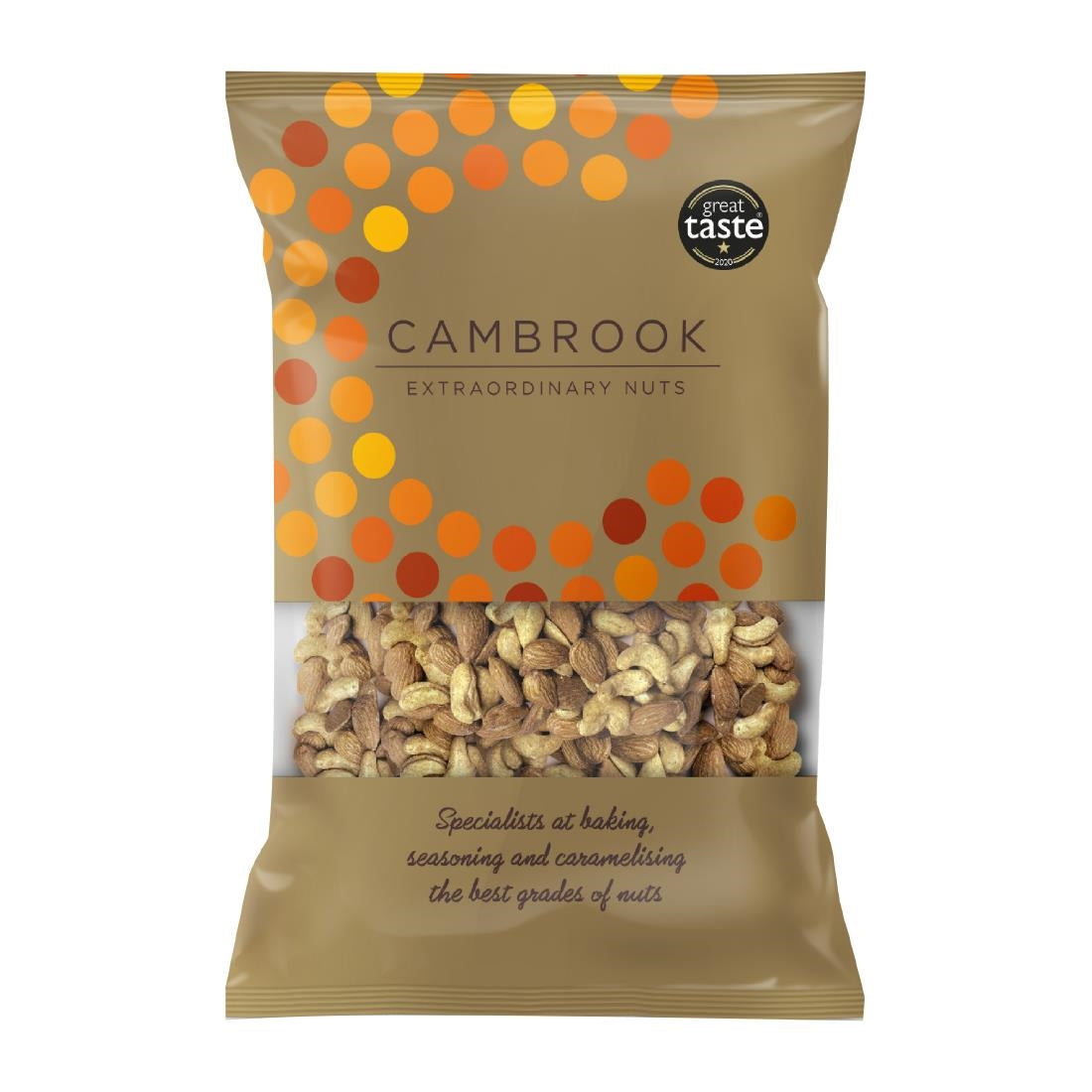 KA493 Cambrook Smoked Almond & Smoked Cashew Mix Bulk Pack 1kg