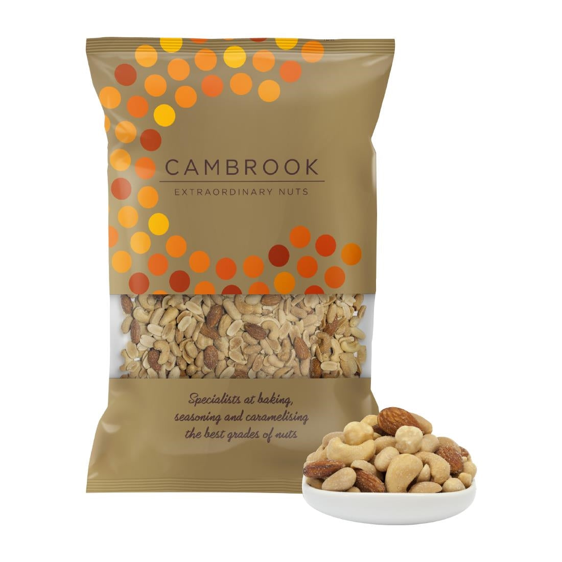 KA495 Cambrook Baked & Salted Nuts Mix Bulk Pack 1kg