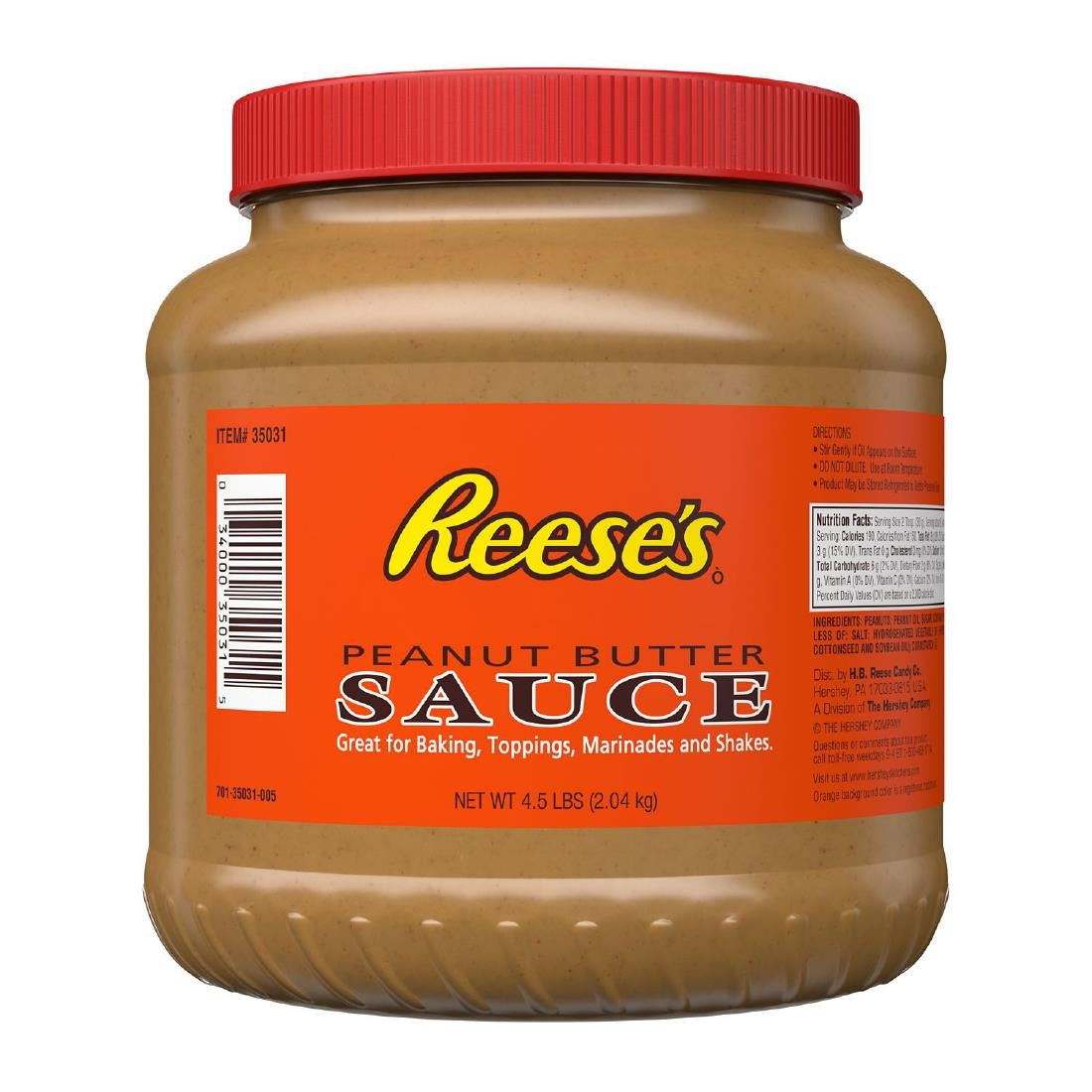 KA499 Reese's Peanut Butter Sauce - 2.04kg