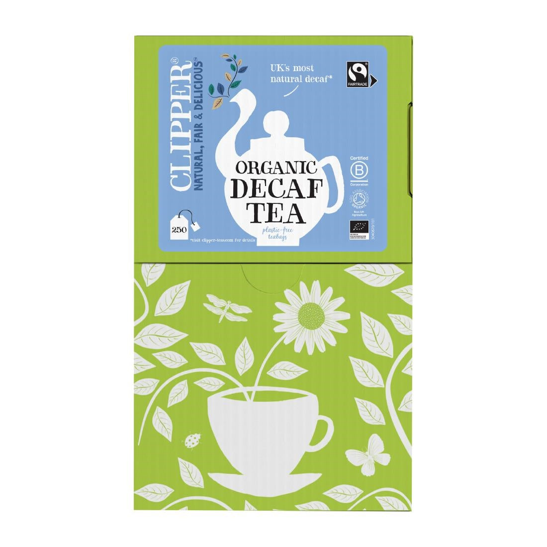 KA504 Clipper Fairtrade Organic Everyday Decaffeinated Tea - Envelope, String & Tag (Pack of 250)