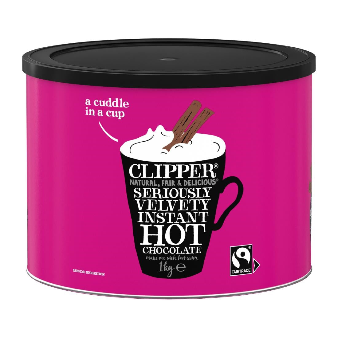 KA511 Clipper Fairtrade Seriously Velvety Hot Chocolate 1kg