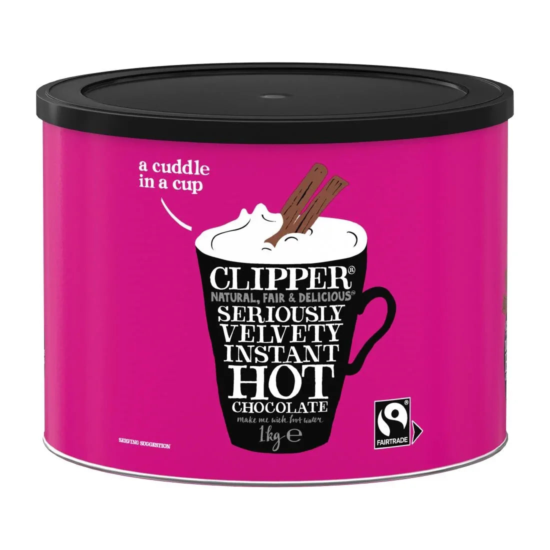 KA511 Clipper Fairtrade Seriously Velvety Hot Chocolate 1kg