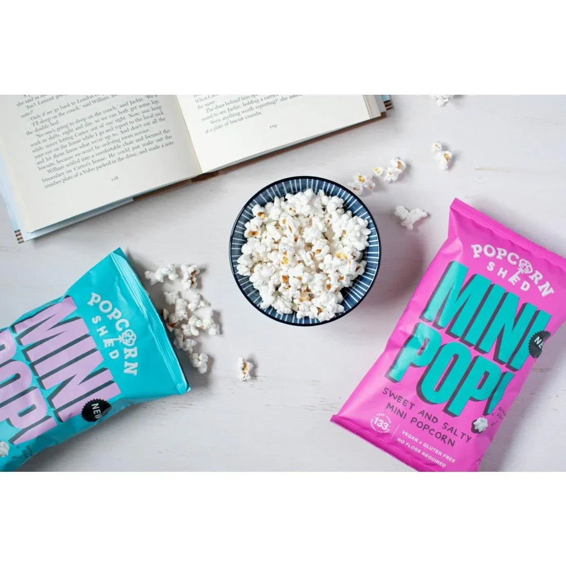 KA541 Popcorn Shed Toffee Mini Pop! Single Serve Bag 28g (Pack of 24)
