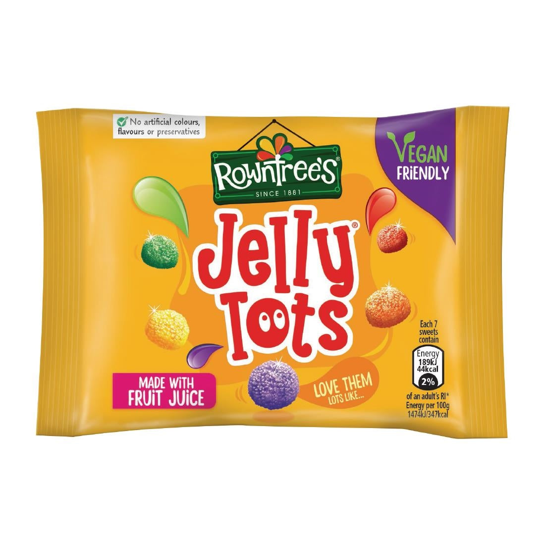 KA561 - Rowntree's Jelly Tots 42g (36 Pack)