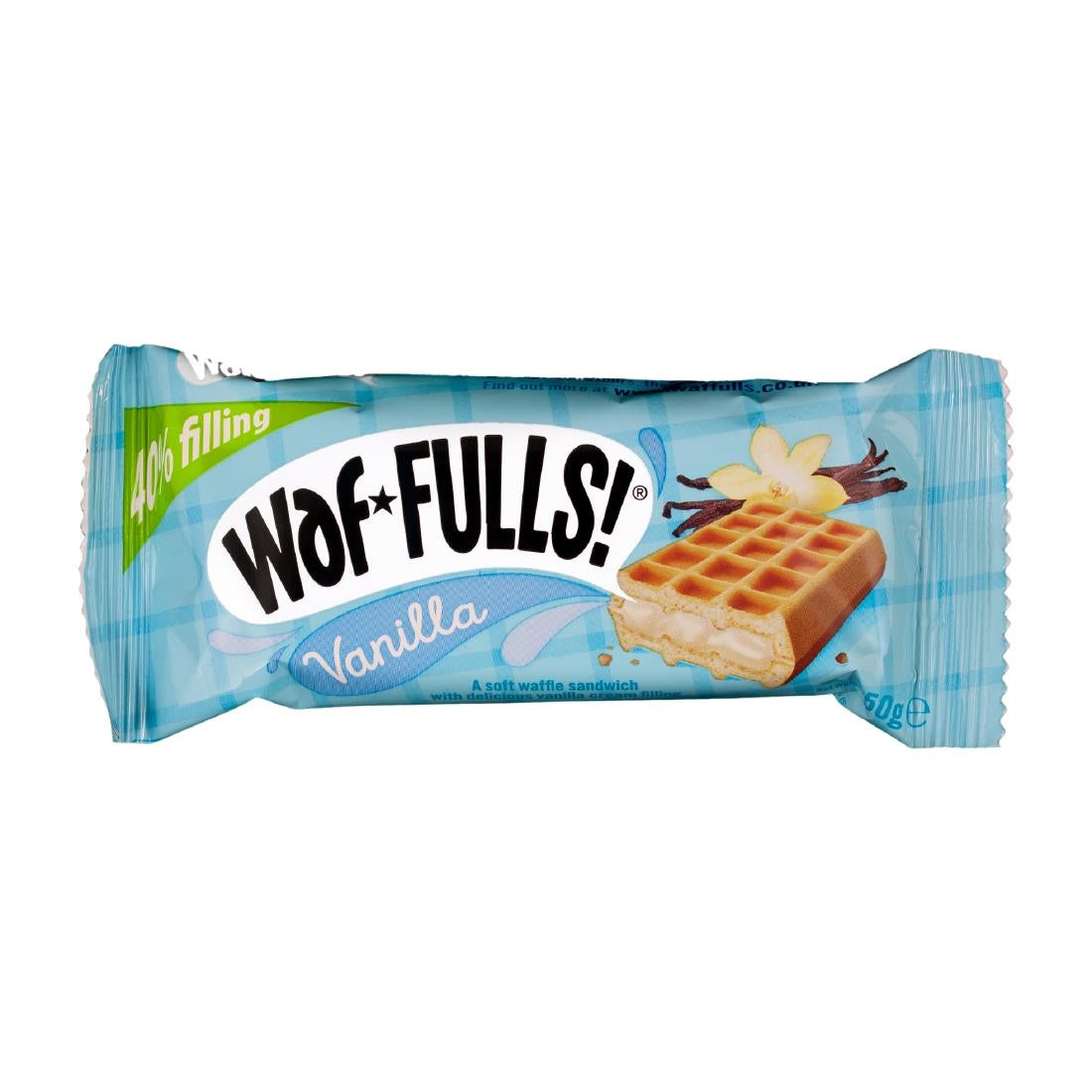 KA600 - Waffuls! Waffles - Vanilla 50g (Pack of 12)