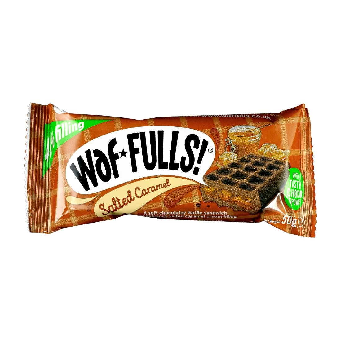 KA602 - Waffulls! Dark Waffles Salted Caramel 50g (12 Pack)